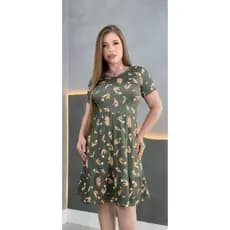 vestido 3 maria manga suplex rodado g gg g1 g2 44/46/48/50/52