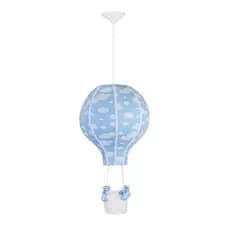 Pendente  Infantil Balão Azul Nuvem Decoração