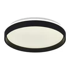 Luminaria Plafon Led Duetto 18W 3 Cores Redondo SobrepoR Preto
