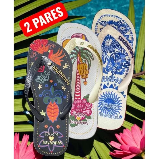 Chinelo Yatto Feminino – 2 Pares Leves e Flexíveis