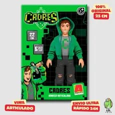 Boneco Vinil Cadres Gamer Articulado Youtuber 22cm Algazarra