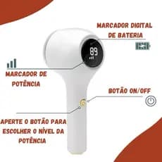 Removedor Automático de Fiapos Papa Bolinha de Roupas Elétrico Com LCD Lavável e Recarregável USB