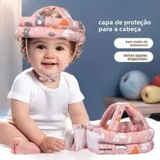 Chapéu De Proteção Ajustável Anti-Colisão Capacete De Segurança Para Bebês
