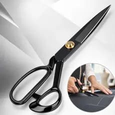 Tesoura de Alfaiate Corte Costura Titanium Profissional 10 polegadas Cabo anatomico
