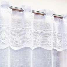 Cortina de Cozinha Renda 2,50m x 1,20m Decoração Cozinha