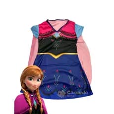 Fantasia Anna Frozen Infantil Feminina