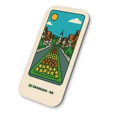 Imã Geladeira Souvenir Sul Gramado- Rio Grande do Sul Brasil 3x6cm De Metal