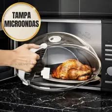 Tampa De Microondas Com Válvula Alça de Plástico Para Alimentos