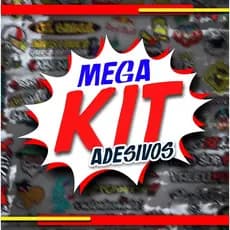 Super Cartela de 33 Adesivos Grandes para Caminhões, Moto, Biike, Carro - Alta Qualidade Promo