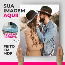 Quadro Personalizado - Painel Fotográfico Feito c/ Sua Imagem! Aniversários, Casamentos, Noivados