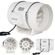 Exaustor Axial Turbo 200mm 110w 220v Residencial Silencioso Yesop