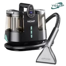 YESOP Extratora Higienizadora Portátil a Vapor 130°C 1700W 13kPa Limpeza Sofás Tapetes Carros