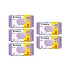 KIT TOALHA UMEDECIDA TROPOLINO 600 FOLHAS (5UNDX120FLS)
