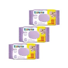 KIT TOALHA UMEDECIDA TROPOLINO 360 FOLHAS (3UNDX120FLS)