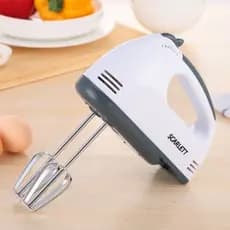 Batedeira De Mão Elétrica Bolo Chantilly 7 Velocidades 260W Batedeira Massa Bolo Ovos 220V-240V-SUN