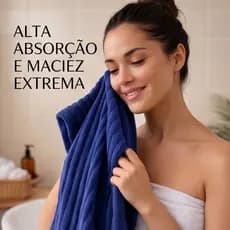 Kits 2 Toalha De Banho 1,40x0,70 Alta Absorção Luxo, Ótima Qualidade