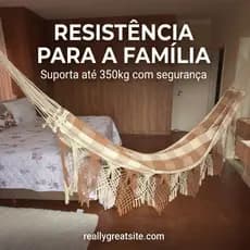 Rede De Descanso Dormir Bucho De Boi 4.5 METROS Toda Reforçada Até 350kg Estampada em Varias Cores