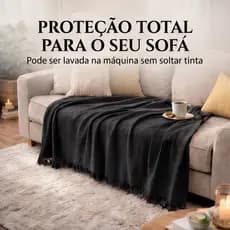 kit 2 Manta 3,00 x 1,80 Para Sofa King Luxo Super Gigante Tipo Capa De Sofá Direto da fábrica