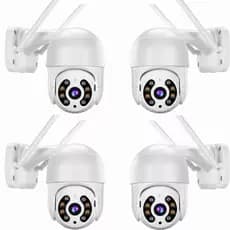 KIT Câmera de segurança Inteligente Externa a Prova D'água Wifi Hd Sensor De Movimento ICSEE