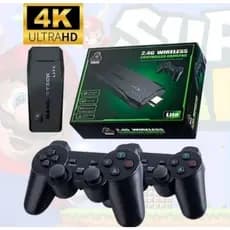 VIDEOGAME Stick 10mil  jogos 2 controles Sem Fio  Portatil jogos Retro Antigo