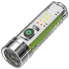 Mini Lanterna Portátil LED super Forte Suporte De Bateria com imã