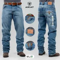 Calça country ariat rodeio Américana laço cowboy cut Ariat yellow stone jeans