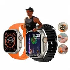 Smartwatch Relógio Modos Esportivos À Prova D'água Bluetooth Monitor de Saúde (Sono, Batimentos, Pressão, Oxigênio)