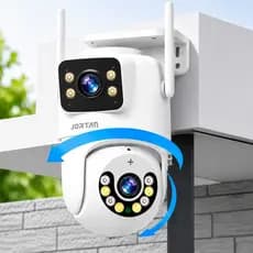Câmera De Segurança a Prova de água Lente Dupla APP ICSEE YOOSEE IP66 Camera IP WiFi 360