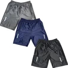 Kit com 3 bermudas Dry-Fit Slim masculina
