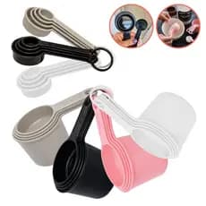 Kit Medidor Culinário 8 Peças Xícaras e Colheres Para Receitas e Confeitaria