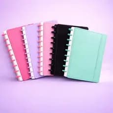 Caderno Inteligente A5/B5 Capa Dura Pautado  80 Folhas Caderno Diário Agenda Planner
