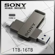 1TB/2TB/4TB/8TB/16TB USB 3.0 Pen Drive 2 Em 1 Duplo Tipo C Flash Driver Mental De Alta Velocidade U Disco De Memória Por