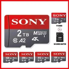Cartão SD De Alta Velocidade De Memória Flash 2 Tb 1 512 Gb 256 128 Micro TF Class10