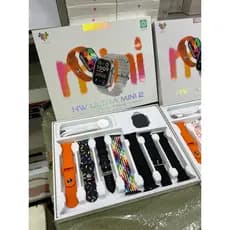 SMARTWATCH HW ULTRA MINI 2 KIT 7 PULSEIRAS 41MM + PELICULA DE BRINDE