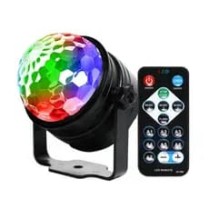 Globo Colorido Bola Maluca Led Iluminação Festa Balada Rgb Mini Projetor de Luz