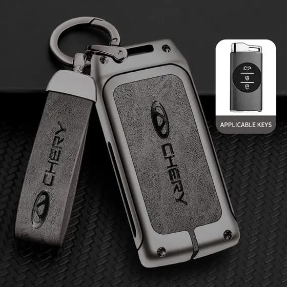 Capa de Chave de Carro em Liga de Zinco Chery Exeed TX ET-i TXL VX Tiggo 3X Plus 7 Pro5X Fob 1271