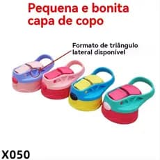 Loja de Vida Campo de Trigo Xiaoliangzai Copo de Palha Infantil Tampa Copo de Água de Palha Acessórios Mesmo Estilo Copo