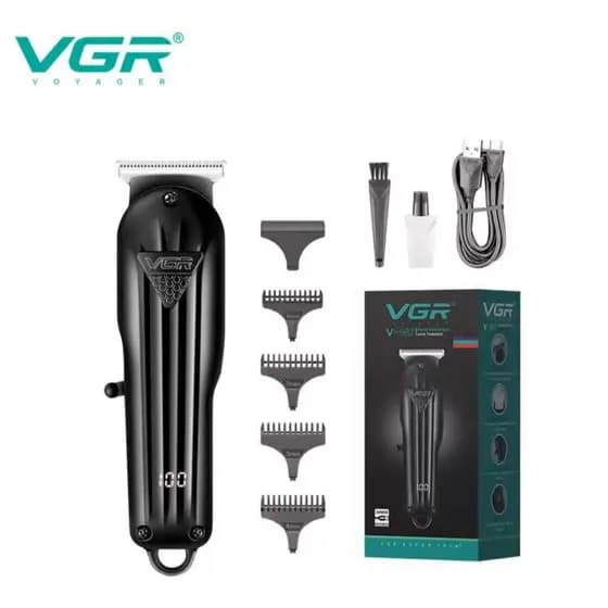 Máquina De Cortar Cabelo Bivolt Ecrã Led Lâmina Em T 600mah carregamento usb OI-982
