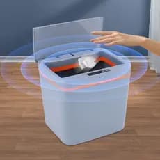 Lixeira Inteligente com Sensor Automático – Abertura por Toque ou Aproximação, Praticidade e Higiene!