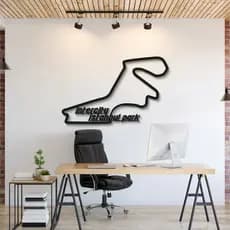 QUADROS DE PISTAS F1 3D DECORATIVOS EM ACM - ALTA QUALIDADE & ESTILO