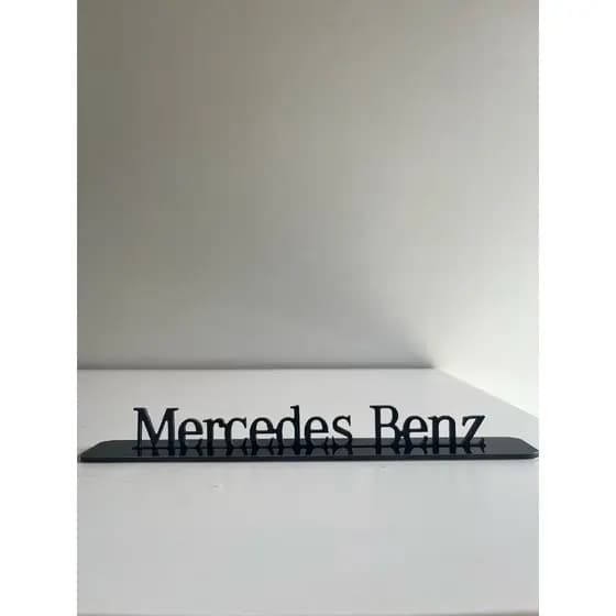 TOTEM DE MESA, AUDI, PORSCHE, FERRARI, F1, MERCEDES BENZ, AMG, SVR, BMW EM ACM - 25cm x 4cm