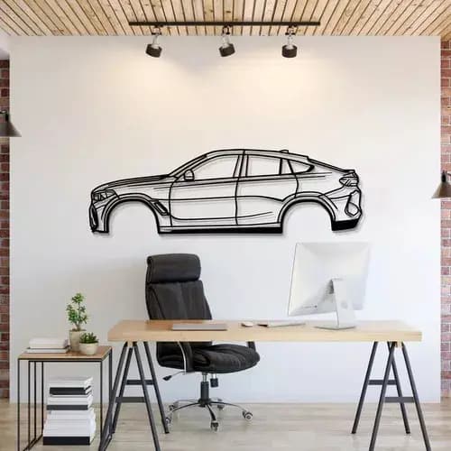 QUADRO CARRO BMW X6 M EM ACM - DIVERSOS TAMANHOS
