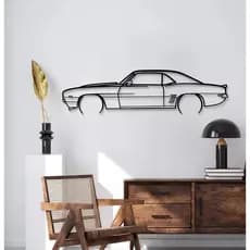 QUADRO CARRO DECORAÇÃO CHEVROLET CAMARO 1969 FEITO EM ACM - DIVERSOS TAMANHOS