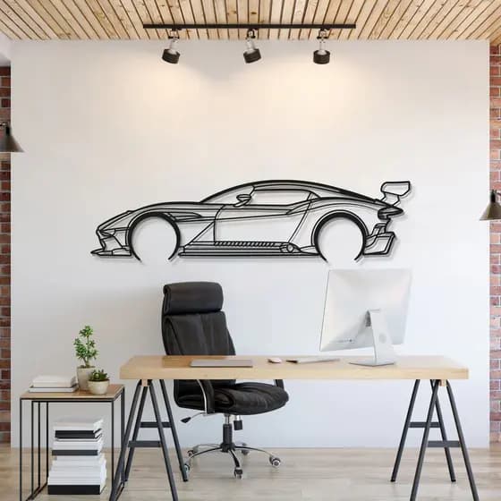 QUADRO CARRO ASTON MARTIN VULCAN EM ACM - DIVERSOS TAMANHOS