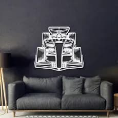 QUADRO DECORAÇÃO SALA QUARTO CARRO F1 FORMULA 1 DE FRENTE FEITO EM ACM - DIVERSOS TAMANHOS