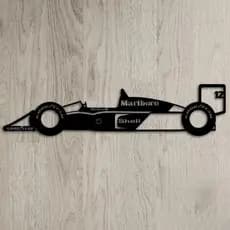 QUADRO CARRO DECORATIVO AYRTON SENNA FEITO EM ACM - DIVERSOS TAMANHOS