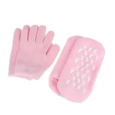 Meia E Luva Silicone Hidratante Cicatrizante Saúde