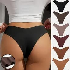 Kit 10 ou 4 Calcinhas Tanga Corte A Laser- Premium