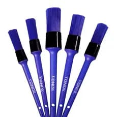 Kit De 5 Pinceis Para Detalhamento Externo Vonixx Automotivo Resistente Limpeza Excelência