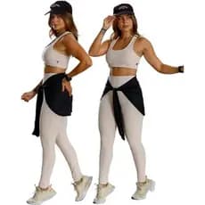 Tapa Bumbum Academia e Caminhada Com faixa Estilo Saia para Legging Fitness Malha Uv+50